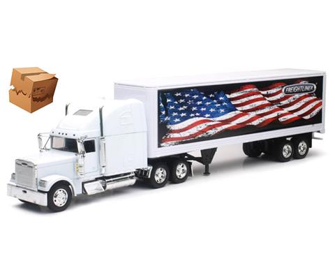 Freightliner Classic XL Car Hauler 1:32 Scale Diecast Truck Model by New Ray Freightliner Classic XL Car Hauler 1:32 Scale Diecast Truck Model by New Ray