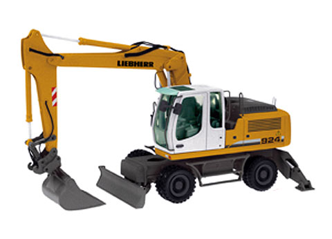 780 - NZG Model Liebherr A924C Litronic Mobile Excavator