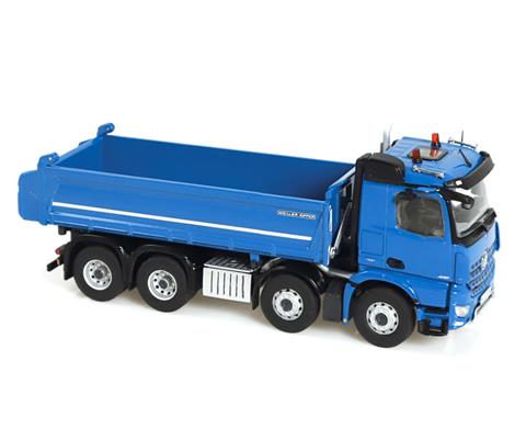 Mercedes-Benz Arocs 8x4 with Meiller Tipper Dump Bed in Blue - 1066-20