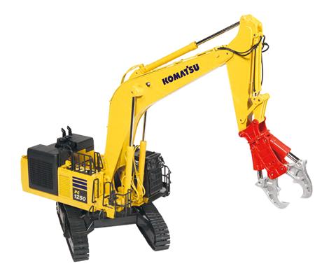 コマツ建機　KOMATSU PC 1250-11 　1/50 Komatsu PC1250-11 Tracked Excavator with Demolition Equipment - 9991