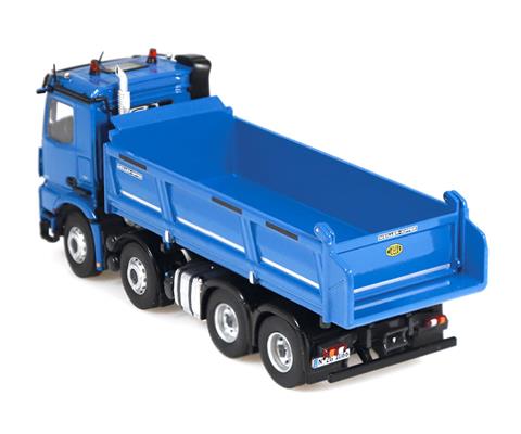 Mercedes-Benz Arocs 8x4 with Meiller Tipper Dump Bed in Blue - 1066-20
