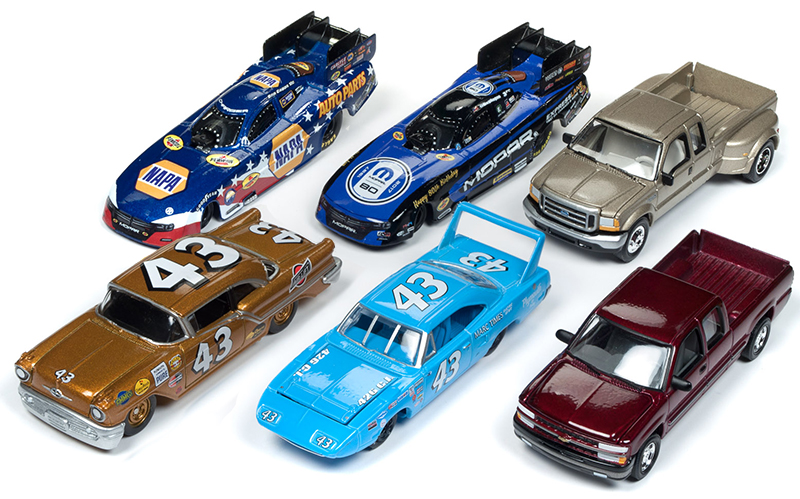 SET B OF 6 CARS 1/64 DIECAST BY RACING CHAMPIONS RC010 B 2019 MINT RELEASE 1