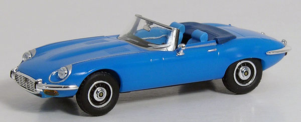 1/87 Ricko Jaguar E-Type Roadster blau 38620 