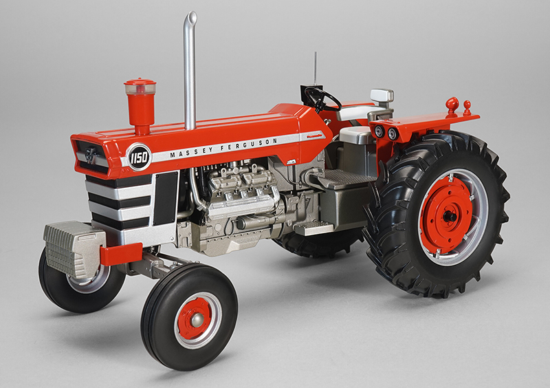 Red N scale farm tractor Ferguson 