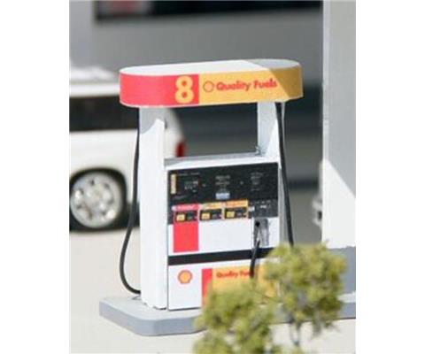 Shell Gas Station and Convenience Store Model Kit - Modern Design