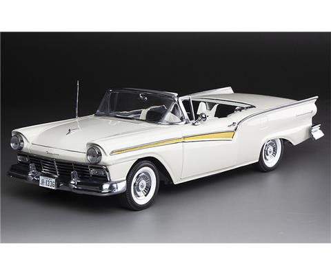 1957 Ford Fairlane 500 Skyline in Colonial White - SS-1346