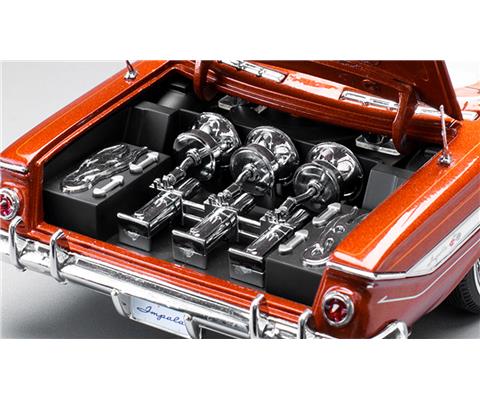 1961 Chevrolet Impala Hard Top Lowrider in Orange - SS-2113
