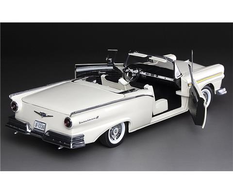 1957 Ford Fairlane 500 Skyline in Colonial White - SS-1346