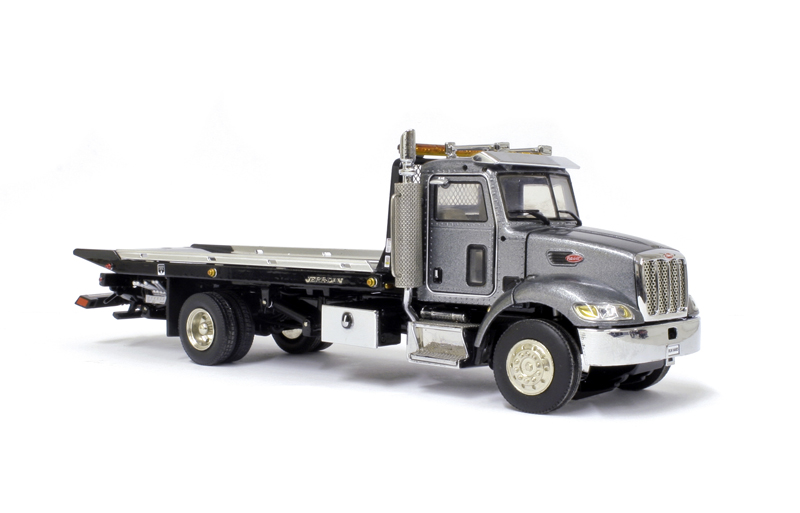 "GRAY" Peterbilt Jerr-Dan Rollback Truck 1/50 TWH #080-01105 