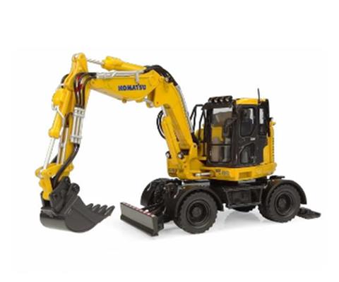 Komatsu PW138MR-11 Excavator in Construction Yellow and Black - 8190