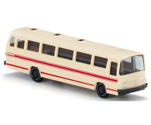 Mercedes-Benz O 302 Tour Bus in Light Ivory with Red Stripes - 097102