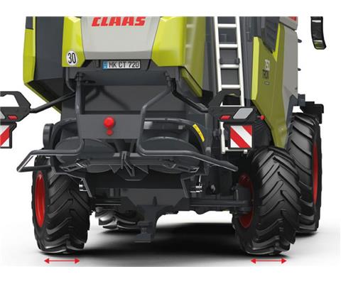 WIKING Scala 1:32 - Trattore CLAAS TRION 750 Terra Trac Con Testata CONVIO 1080