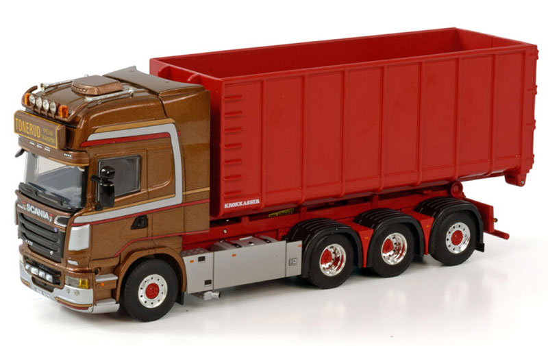 WSI Model Tonerud Scania R6 Topline 8x4 Riged Truck