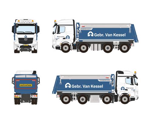 Gebr Van Kessel - Mercedes-Benz Actros MP4 2300mm Stream Space 8x2