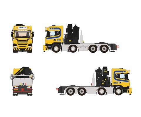 WSI Model KTF Harlingen Scania Streamline Highline 8X4 - 01-4315