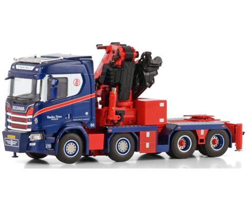 Trucks - WSI - 01-3916 - Maik Grooten Transport - Scania R Highline CR20H  4x2 - Cab Only Features include: Finely crafted diecast replica Detailed  cab interior Highly detailed paintwork and graphics True-to-scale detail