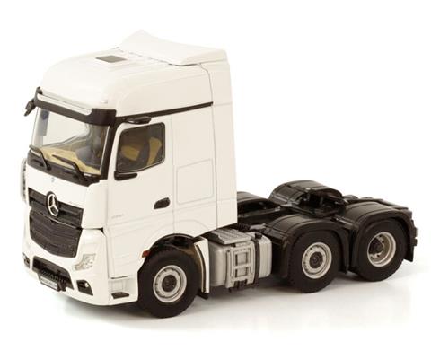 Trucks - WSI - 03-2039 - Mercedes-Benz Actros MP5 Big Space 6x2 Twinsteer -  Cab Only White Line Features include: Finely crafted diecast replica