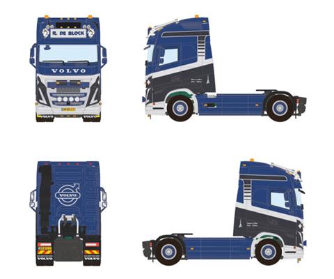 WSI Model Roland De Block Volvo FH5 Globetrotter XL - 01-4056