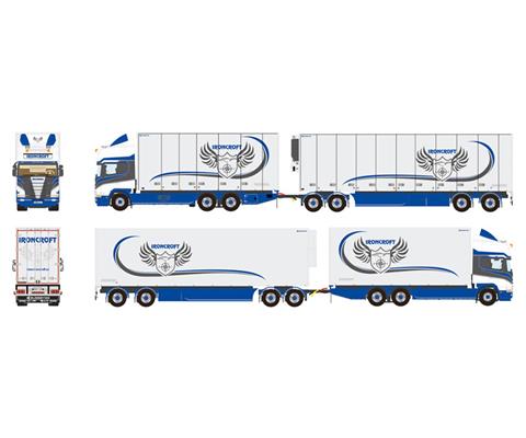WSI Model Ironcraft Scania 4 Series Topline 6x2 Tag - 01-4379