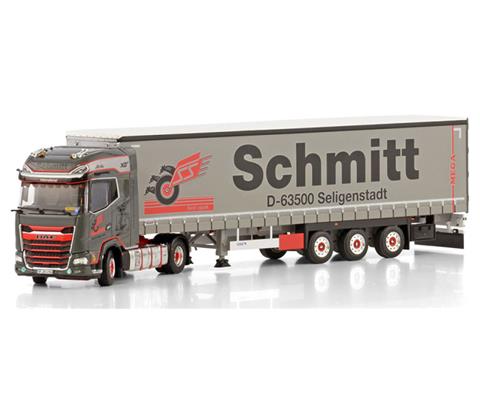 Schmitt - DAF 4X2 with 3-Axle Curtainside Trailer - 01-4370