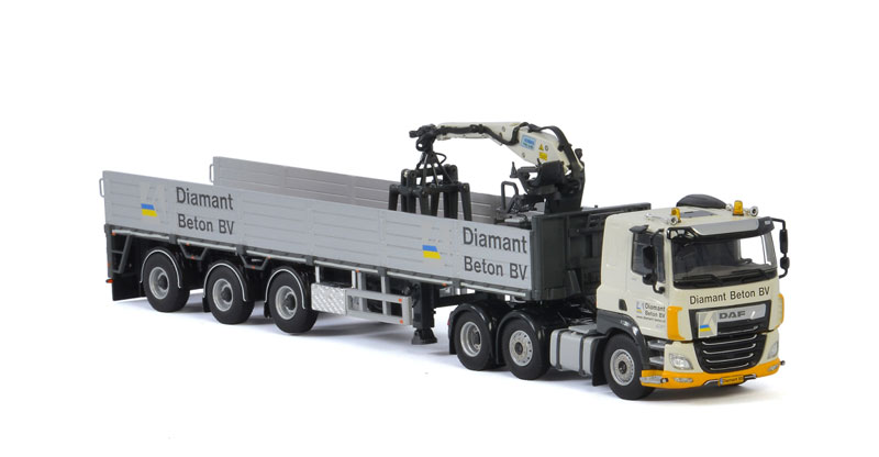 Trucks - WSI - 01-3117 - Diamant Beton BV - DAF CF Cab 6X2 with 3-Axle Brick