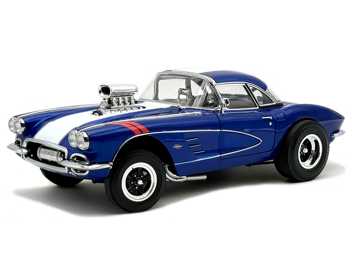 1961 Chevrolet Corvette Grand Sport Gasser in Metallic Admiral