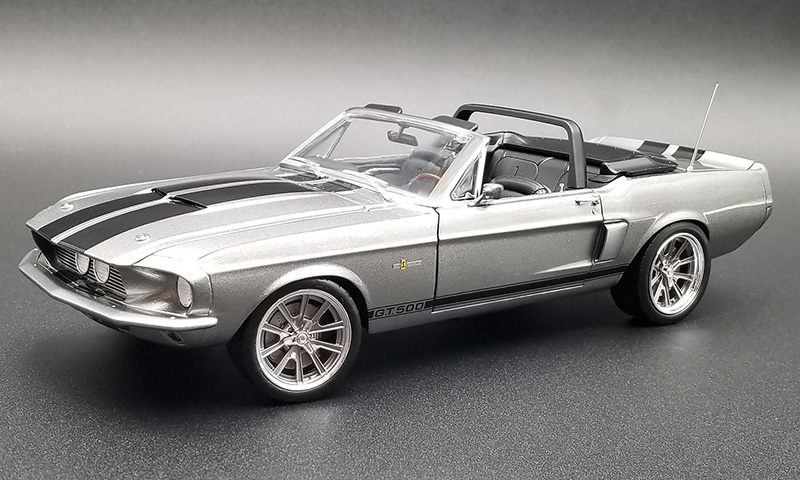 1967 Ford Mustang Shelby GT500 Pro Touring Convertible in Gunmetal