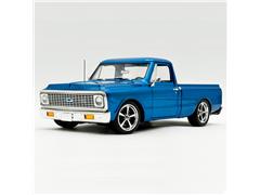ACME #A1807225 - 1972 Chevrolet C-10 Custom Pickup in Blue - Frost Bite