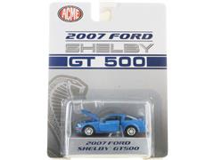 ACME #SC64003-SP - 2007 Ford Mustang GT500 in Windveil Blue with Special Red Chassis