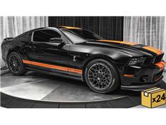 ACME #SC64012-CASE - 2013 Ford Mustang Shelby GT500 in Black and Orange - 24 Pieces in a Non-Returnable Factory-Sealed Case