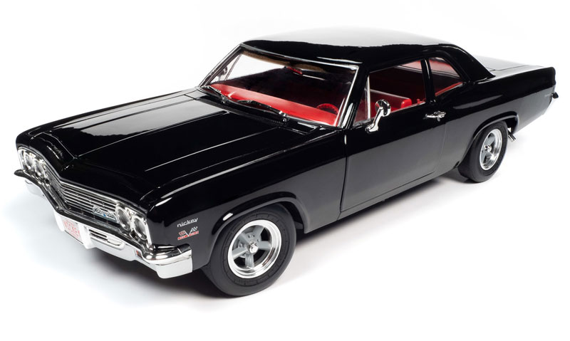 1966 Chevrolet Biscayne 2-Door Coupe in Tuxedo Black - 1259