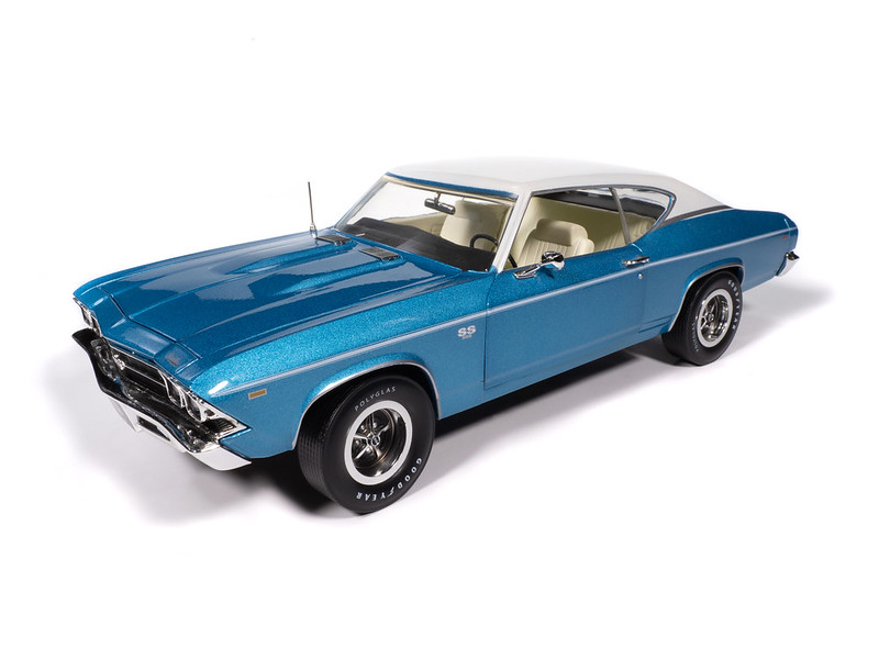 1969 Chevrolet Chevelle Hardtop MCACN in 2-Tone Azure Turquoise - 1348