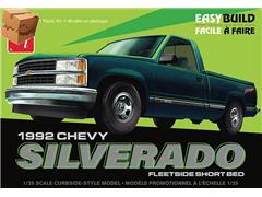 AMT #1408M-BOX - 1992 Chevrolet Silverado Shortbed Fleetside Pickup - Easy Build