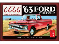 AMT #1559 - 1963 Ford F-100 - Four Sixes RanchPlastic Model Kit