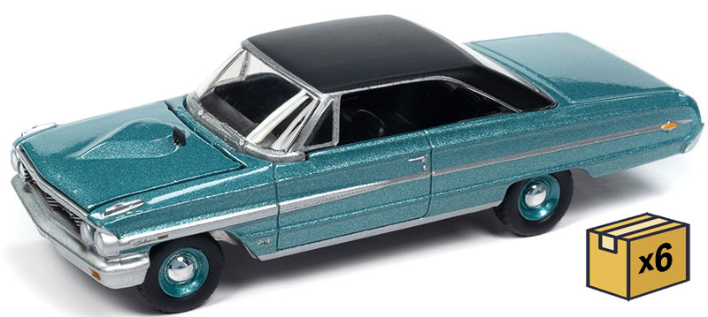 1964 Ford Galaxie 500XL in Dynasty Green with Black Roof - 6