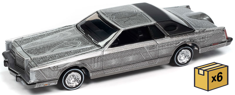 リンリスゴー30年 1979 Lincoln Continental Lowrider in Silver Metallic with Lowrider