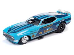 299 - Auto World Blue Max 1973 Ford Mustang Funny Car