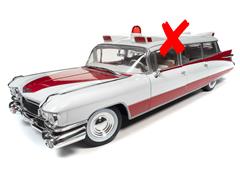 AUTO WORLD #302-X1 - 1959 Cadillac Eldorado Ambulance in White and Red