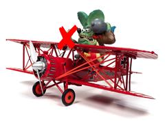 AUTO WORLD #309-X - Rat Fink - 1929 Waco Straight Wing in Red - Rat Baron