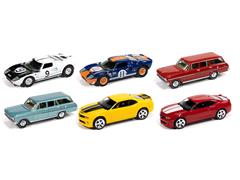 AUTO WORLD #64492-CASE - Auto World Premium - 2024 Release 5 - 6-Piece Set in a Non-Returnable Factory-Sealed Case