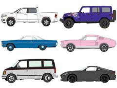 AUTO WORLD #64572-B-CASE - Auto World Premium - 2026 Release 4B - 6-Piece Set in a Non-Returnable Factory-Sealed Case