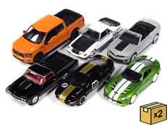 AUTO WORLD #AW2PK008-B-CASE - Deluxe 2-Pack 2026 Release 1B - 6-Pieces in a Non-Returnable Factory-Sealed CASE