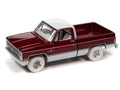 AWSP087-B-SP - Auto World 1985 Chevrolet Silverado ULTRA RED CHASE UNIT