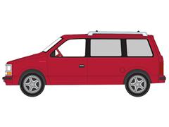 AWSP206-A - Auto World 1989 Dodge Caravan Turbo