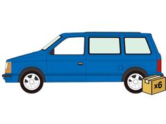 AWSP213-B-CASE - Auto World 1989 Plymouth Voyager Turbo