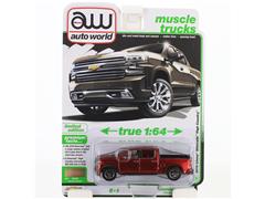 AUTO WORLD #AWSP215-A-SP - 2019 Chevrolet Silverado High Country Pickup in Oakwood Metallic- NEW TOOLING