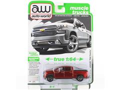 AUTO WORLD #AWSP215-B-SP - 2019 Chevrolet Silverado High Country Pickup in Ultra Red- NEW TOOLING
