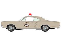 AUTO WORLD #AWSP227 - Montana Livestock Commission - 1968 Dodge Coronet in Beige with Police Lights