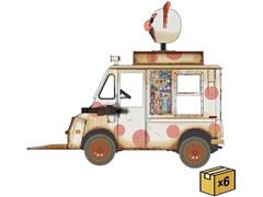 AUTO WORLD #AWSP240-CASE - Sweet Tooths Ice Cream Truck - Twisted Metal TV Series 2023-Present - 6 pieces in a Non-Returnable Factory-Sealed CASE