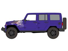 AUTO WORLD #AWSP242-B - 2016 Jeep Wrangler Backcountry Edition in Xtreme Purple